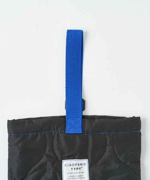 CIAOPANIC TYPY（チャオパニックティピー）の「【WEB限定】【KIDS】【New TYPY Life】キルティングシューズケース（トートバッグ・キッズ・ピンク/ブラック/カーキ・ONE SIZE）」の6枚目の写真