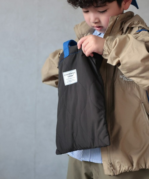 CIAOPANIC TYPY（チャオパニックティピー）の「【WEB限定】【KIDS】【New TYPY Life】キルティングシューズケース（トートバッグ・キッズ・ピンク/ブラック/カーキ・ONE SIZE）」の22枚目の写真