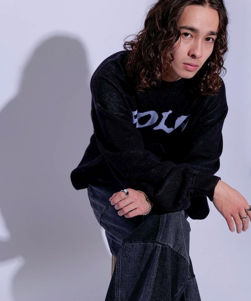 re_k by JUNRED（レクバイジュンレッド）の「re_k by JUNRED / YOLOジャガードニットプルオーバー（ニット/セーター・メンズ・ライトグレー/ミント/ブラック・S/M/L）」の20枚目の写真