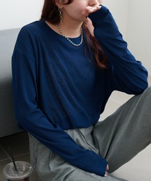 《新色追加!》【WEB限定】梨地シアーシンプルT