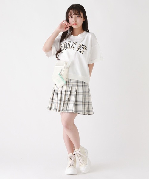 repipi armario（レピピ アルマリオ）の「カレッジワッペンＴシャツ（Tシャツ/カットソー・キッズ・サックスブルー/ブラック/ブルー/杢グレー/コーラル/イエロー/ホワイト/パープル・LARGE/MEDIUM/SMALL）」の22枚目の写真