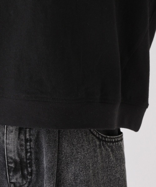 repipi armario（レピピ アルマリオ）の「カレッジワッペンＴシャツ（Tシャツ/カットソー・キッズ・サックスブルー/ブラック/ブルー/杢グレー/コーラル/イエロー/ホワイト/パープル・LARGE/MEDIUM/SMALL）」の15枚目の写真