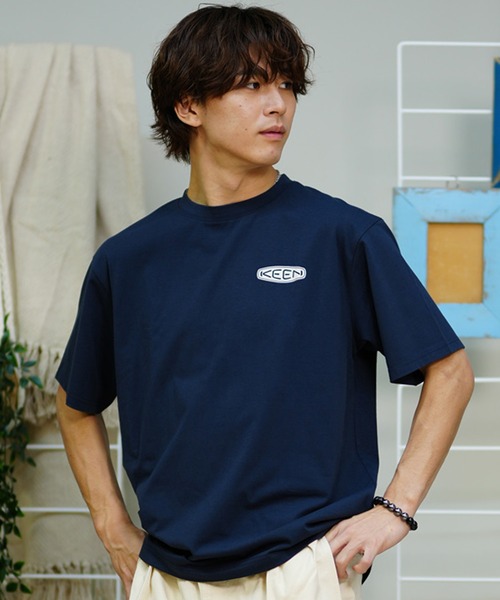 KEEN(キーン)の「KEEN/キーン Tシャツ 半袖 フォトプリント 吸水速乾 抗菌 1029306/1029307(Tシャツ/カットソー・メンズ・ネイビー/アイボリー・XL/M/L)」の20枚目の写真