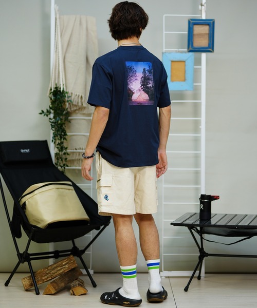 KEEN(キーン)の「KEEN/キーン Tシャツ 半袖 フォトプリント 吸水速乾 抗菌 1029306/1029307(Tシャツ/カットソー・メンズ・ネイビー/アイボリー・XL/M/L)」の16枚目の写真