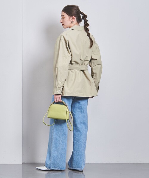 UNITED ARROWS（ユナイテッドアローズ）の「ミリタリー ベルテッド コート（ミリタリージャケット・レディース・ホワイト/ベージュ・36/38）」の11枚目の写真