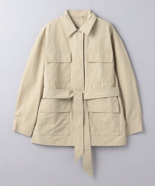 UNITED ARROWS（ユナイテッドアローズ）の「ミリタリー ベルテッド コート（ミリタリージャケット・レディース・ホワイト/ベージュ・36/38）」の14枚目の写真