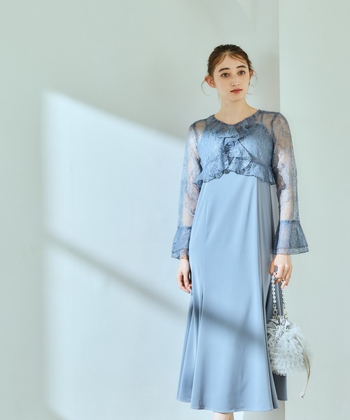 12Twelve Agenda(トゥエルブ アジェンダ)の「【組み合わせ自由】【結婚式】マーメイドキャミワンピース(ドレス・レディース・ブラウン/カーキ/ネイビー/ミント/ブルー・M)」の16枚目の写真