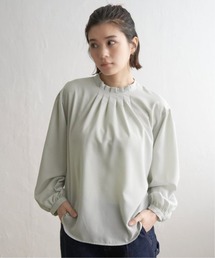 LBC | 襟タックフリルブラウス(シャツ/ブラウス)