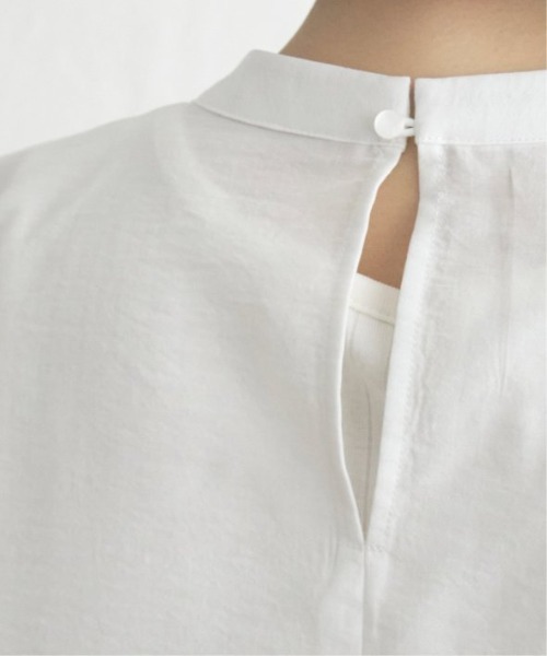 LBC（エルビーシー）の「襟タックフリルブラウス（シャツ/ブラウス・レディース・ライトグレー/ホワイト/ブラック・L/M）」の7枚目の写真