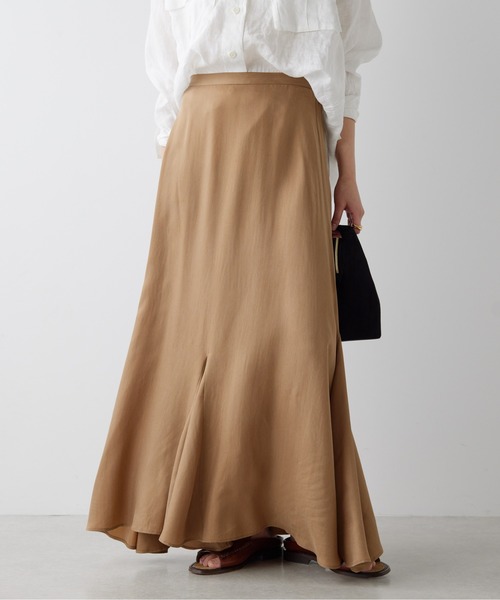 GALLARDAGALANTE（ガリャルダガランテ）の「キュプラフレアスカート（スカート・レディース・ダークグレー/キャメル・1/0）」の22枚目の写真