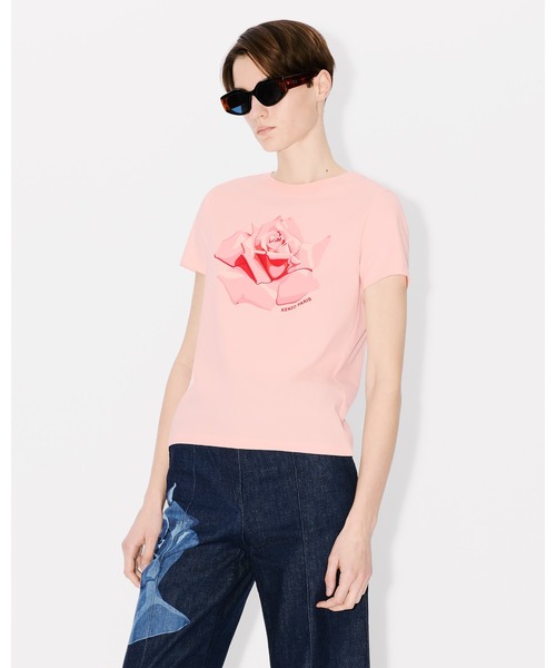 Tシャツ・カットソー [Miae] Velvet Rose Corsage T Miae] Velvet Rose Corsage T (MIAE/Tシャツ・カットソー