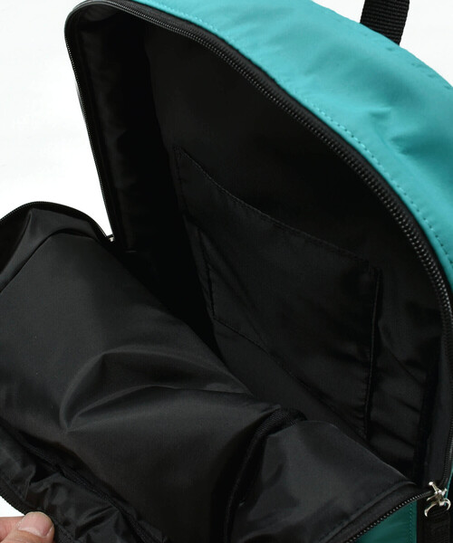WASK（ワスク）の「ロゴ刺しゅうメッシュポケットリュック（バックパック/リュック・キッズ・グリーン/ブラック・L/M）」の15枚目の写真