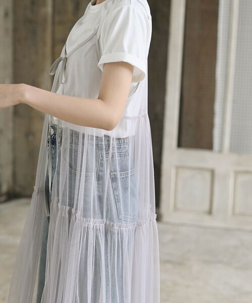 rps(アールピーエス)の「チュールキャミ前開きキャミカーディガン(ワンピース・レディース・ベージュ系その他/ブラック/グレー/チェック・フリー)」の19枚目の写真