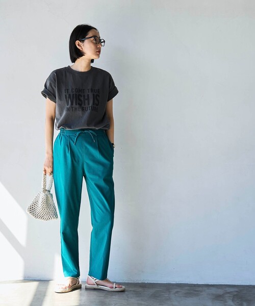 coen(コーエン)の「接触冷感やみつきCOOLストレッチパンツ(WEB限定サイズ)(その他パンツ・レディース・ダークグレー/ブラウン/ナチュラル/ブラック/ターコイズブルー/コバルトブルー・S/XL/L/M)」の13枚目の写真