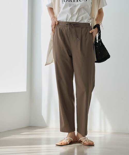 coen(コーエン)の「接触冷感やみつきCOOLストレッチパンツ(WEB限定サイズ)(その他パンツ・レディース・ダークグレー/ブラウン/ナチュラル/ブラック/ターコイズブルー/コバルトブルー・S/XL/L/M)」の16枚目の写真