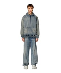 DIESEL（ディーゼル）の「メンズ スウェット パーカー デニム D-UM-RIB