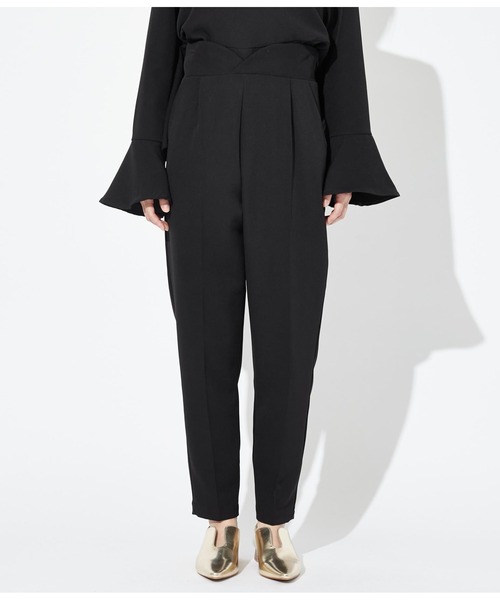 Settimissimo（セッティミッシモ）の「ハイウエスト テーパードパンツ（その他パンツ・レディース・ブラック/ベージュ・FREE）」の14枚目の写真