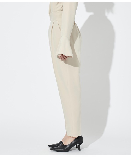 Settimissimo（セッティミッシモ）の「ハイウエスト テーパードパンツ（その他パンツ・レディース・ブラック/ベージュ・FREE）」の16枚目の写真