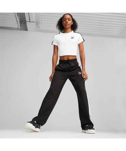 PUMA(プーマ)の「PUMA プーマ ウィメンズ PLAY.LOUD. アイコニック T7 スリム 半袖 Tシャツ(Tシャツ/カットソー・レディース・ホワイト/ブラック・X-LARGE/SMALL/LARGE/MEDIUM)」の9枚目の写真