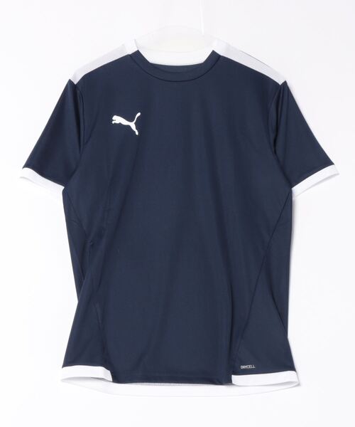PUMA（プーマ）の「《PUMA》TEAMLIGA ゲームシャツ（Tシャツ/カットソー・メンズ・ブルー/ブラック/レッド/ホワイト/グリーン/レッド系その他/ネイビー/イエロー・L/M/S/XL/XXL）」の4枚目の写真