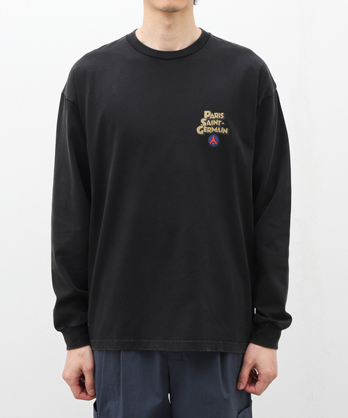 PARIS SAINT-GERMAIN(パリサンジェルマン)の「【Paris Saint-Germain】カートゥーンロゴ プリント ロングスリーブTシャツ(Tシャツ/カットソー・メンズ・ブラック/ホワイト・MEDIUM/X-LARGE)」の2枚目の写真