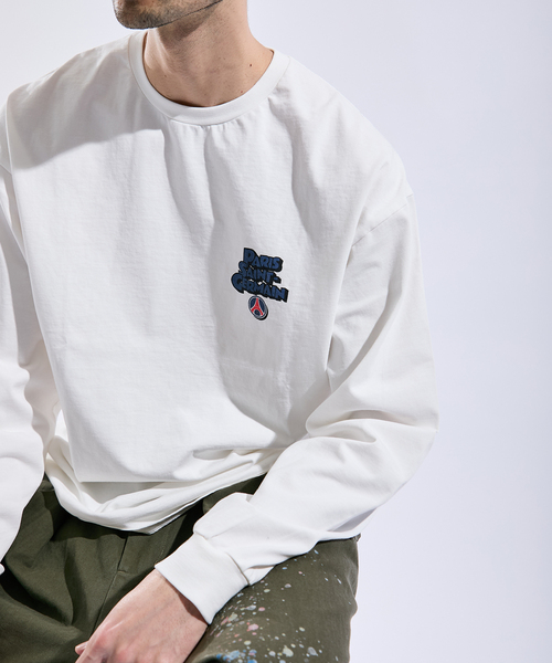 PARIS SAINT-GERMAIN(パリサンジェルマン)の「【Paris Saint-Germain】カートゥーンロゴ プリント ロングスリーブTシャツ(Tシャツ/カットソー・メンズ・ブラック/ホワイト・MEDIUM/X-LARGE)」の9枚目の写真