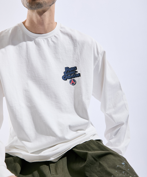 PARIS SAINT-GERMAIN(パリサンジェルマン)の「【Paris Saint-Germain】カートゥーンロゴ プリント ロングスリーブTシャツ(Tシャツ/カットソー・メンズ・ブラック/ホワイト・MEDIUM/X-LARGE)」の10枚目の写真