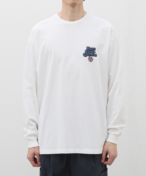 PARIS SAINT-GERMAIN(パリサンジェルマン)の「【Paris Saint-Germain】カートゥーンロゴ プリント ロングスリーブTシャツ(Tシャツ/カットソー・メンズ・ブラック/ホワイト・MEDIUM/X-LARGE)」の13枚目の写真