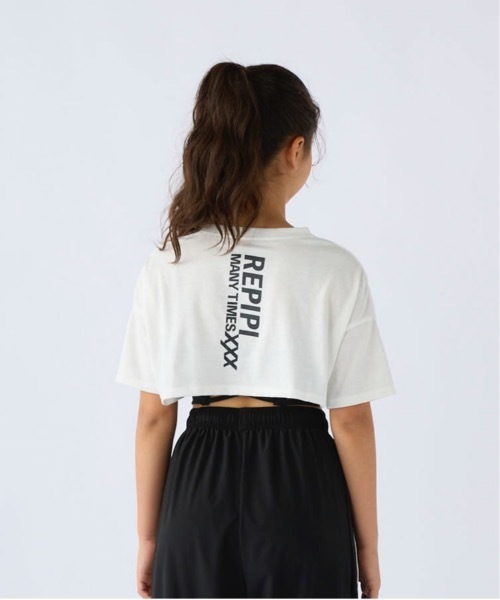 repipi armario（レピピ アルマリオ）の「【repipi armario/レピピアルマリオ】キッズキャミブラ短丈Tシャツセット（Tシャツ/カットソー・キッズ・ブラック/ホワイト・160/150/140/170）」の16枚目の写真