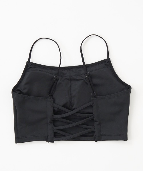 repipi armario（レピピ アルマリオ）の「【repipi armario/レピピアルマリオ】キッズキャミブラ短丈Tシャツセット（Tシャツ/カットソー・キッズ・ブラック/ホワイト・160/150/140/170）」の18枚目の写真