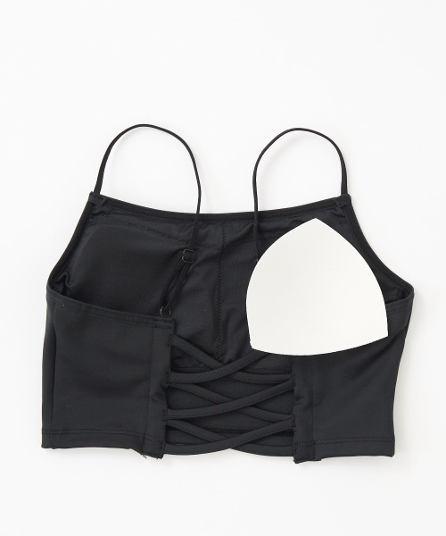 repipi armario（レピピ アルマリオ）の「【repipi armario/レピピアルマリオ】キッズキャミブラ短丈Tシャツセット（Tシャツ/カットソー・キッズ・ブラック/ホワイト・160/150/140/170）」の19枚目の写真