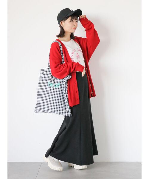 ehka sopo（エヘカソポ）の「Vネック刺繍カラフルカーディガン（カーディガン/ボレロ・レディース・ブルー/ブラック/イエロー/ピンク/グリーン/レッド・F）」の8枚目の写真