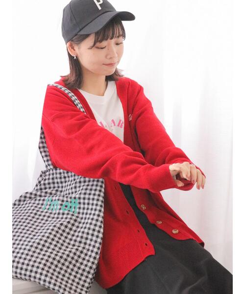 ehka sopo（エヘカソポ）の「Vネック刺繍カラフルカーディガン