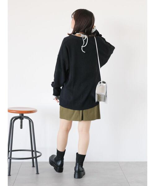 ehka sopo（エヘカソポ）の「Vネック刺繍カラフルカーディガン（カーディガン/ボレロ・レディース・ブルー/ブラック/イエロー/ピンク/グリーン/レッド・F）」の16枚目の写真