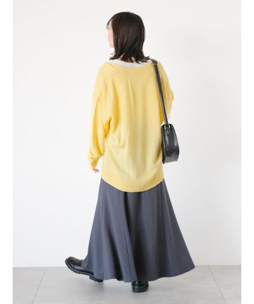 ehka sopo（エヘカソポ）の「Vネック刺繍カラフルカーディガン（カーディガン/ボレロ・レディース・ブルー/ブラック/イエロー/ピンク/グリーン/レッド・F）」の22枚目の写真