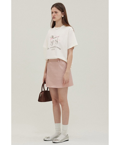 ＆ロゴオーバーサイズTシャツ＜セージグリーン＞(S セージ