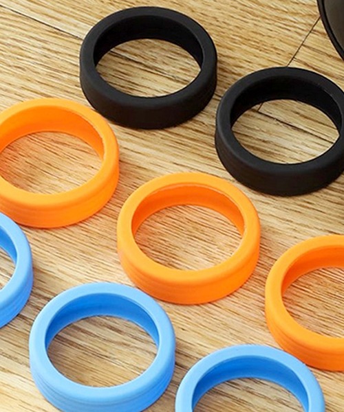 florist(フローリスト)の「【8点+おまけ4点セット】キズ防止・騒音軽減◎スーツケースキャスターシリコン保護カバー(スーツケース/キャリーバッグ・レディース・オレンジ/ブルー/ピンク/グレー/ブラック/パープル・ONESIZE)」の12枚目の写真