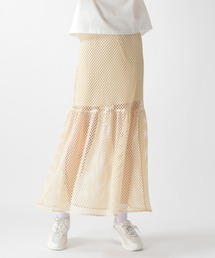 FOREVER 21 | 【2024SS】メッシュフレアロングスカート(スカート)