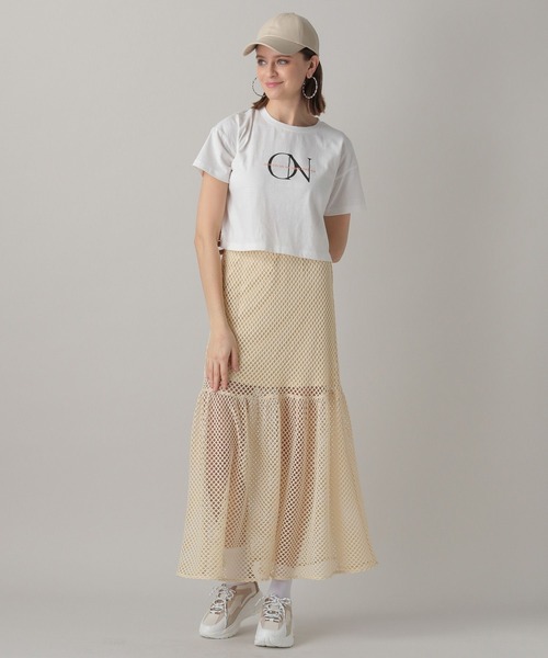 FOREVER 21(フォーエバー トゥエンティーワン)の「【2024SS】メッシュフレアロングスカート(スカート・レディース・アイボリー/ブラック/ブルー・FREE)」の21枚目の写真