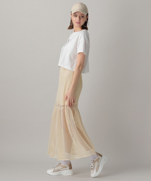 【(^^)愛知^_^】FENDI スカート メッシュ ピンク 38 楽天市場】【SALE／60%OFF】ストライプフレアスカート