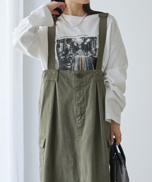 PUAL CE CIN | サスペンダーカーゴスカート(スカート)