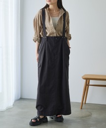 サスペンダーカーゴスカート