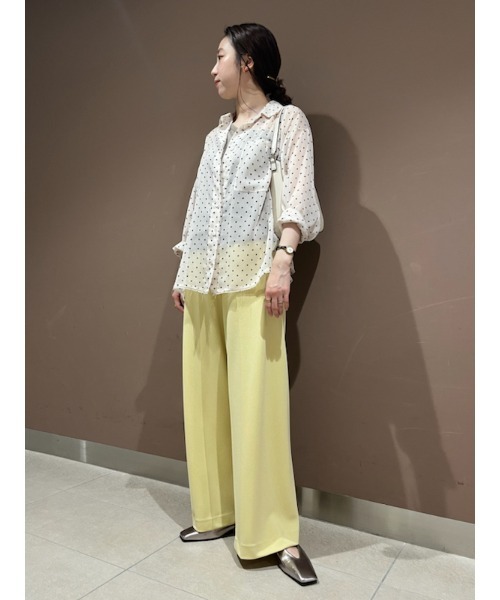 極美品 PRADA ツイード ウール レザーパイピング ワンピース ベスト