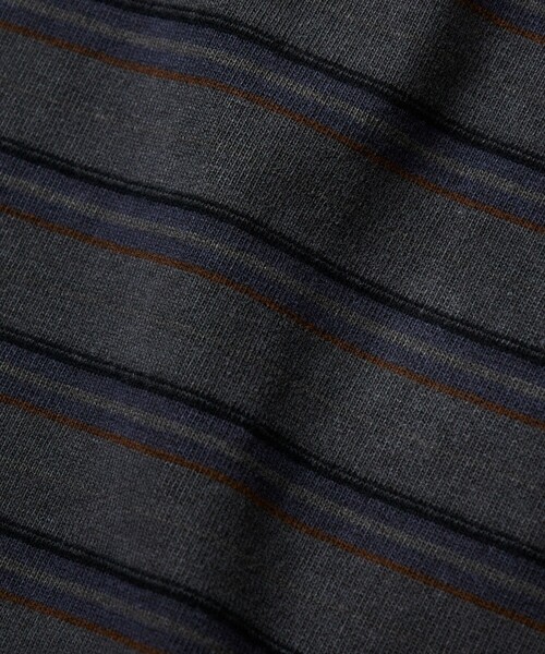 Jonas Claesson（ジョナスクレアッソン）の「JONAS CLAESSON/ジョナスクレアッソン Insideout Sun Fun border Tee/インサイドアウト サン ファン Tシャツ/リバーシブル/リラックスフィット（Tシャツ/カットソー・メンズ・マスタード/パープル/ブラック・MEDIUM/LARGE）」の11枚目の写真