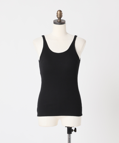 Spick & Span（スピックアンドスパン）の「≪追加≫カップ付きキャミソール（インナーウェア/肌着・レディース・ブラック/アイボリー/チャコールグレー・FREE）」の10枚目の写真