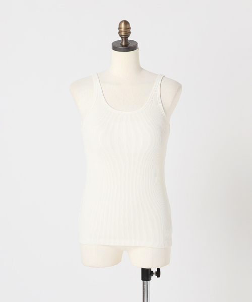 Spick & Span（スピックアンドスパン）の「≪追加≫カップ付きキャミソール（インナーウェア/肌着・レディース・ブラック/アイボリー/チャコールグレー・FREE）」の6枚目の写真