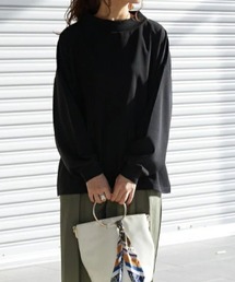 No one knows（ノーワンノーズ）の「ボトルネック ボリューム袖プルオーバー（スウェット）」