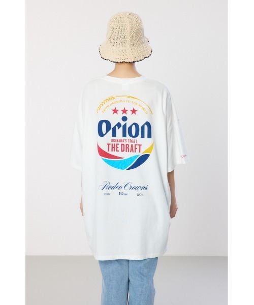 RODEO CROWNS WIDE BOWL(ロデオクラウンズワイドボウル)の「Orion Beer×RCS BIG Tワンピース(ワンピース・レディース・オフホワイト/ピンク/ブラック・FREE)」の16枚目の写真