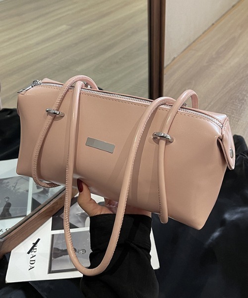 mebole(メボレ)の「クロスボディレトロショルダーバッグ(ショルダーバッグ・レディース・ブラック/シルバー/ホワイト/ピンク・FREE)」の12枚目の写真