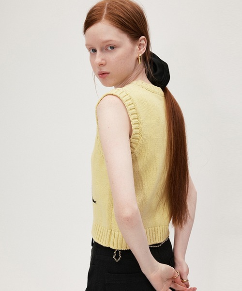 k　LOEFF ニットベスト LOEFF（ロエフ）の「＜LOEFF＞フラップ ニット ベスト（ニット